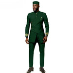 Buy African Ethnic New Men's Casual Suit - Refined and Fitted Style for only $157.30 at Flexi Africa!