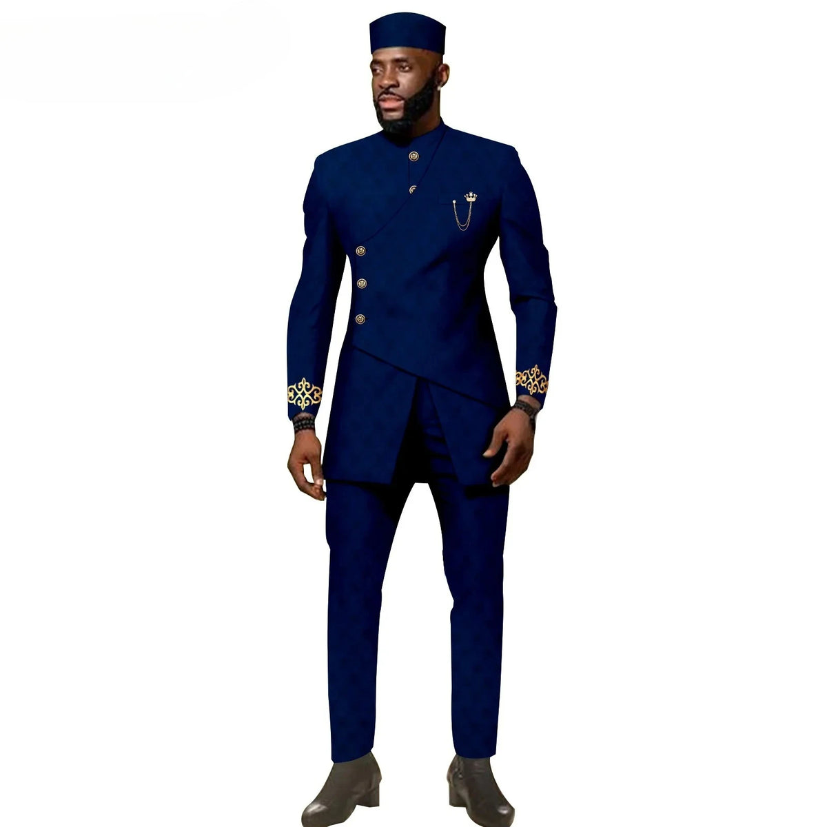 Buy African Ethnic New Men's Casual Suit - Refined and Fitted Style for only $157.30 at Flexi Africa!