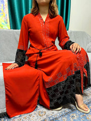 Abayas Chiffon Pure Chains Diamonds Loose Fit Femme Robe Caftan With Turban - Flexi Africa Free Delivery www.flexiafrica.com