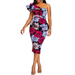 African 2 Piece Set for Women Crop Top + Print Skrit Set Ankara Clothing Dashiki Outfits Blouse Shirt Midi Skirt Casual S1926100 - Free Delivery Worldwide only at Flexi Africa