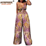 African 2 Piece Set for Women Dashiki Strapless Short Top+full Length Print Pants Ankara Clothing Attire AFRIPRIDE A1826005 - Free Delivery Worldwide only at Flexi Africa