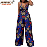 African 2 Piece Set for Women Dashiki Strapless Short Top+full Length Print Pants Ankara Clothing Attire AFRIPRIDE A1826005 - Free Delivery Worldwide only at Flexi Africa