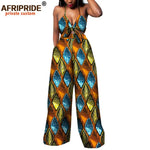 African 2 Piece Set for Women Dashiki Strapless Short Top+full Length Print Pants Ankara Clothing Attire AFRIPRIDE A1826005 - Free Delivery Worldwide only at Flexi Africa