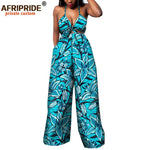 African 2 Piece Set for Women Dashiki Strapless Short Top+full Length Print Pants Ankara Clothing Attire AFRIPRIDE A1826005 - Free Delivery Worldwide only at Flexi Africa