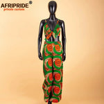 African 2 Piece Set for Women Dashiki Strapless Short Top+full Length Print Pants Ankara Clothing Attire AFRIPRIDE A1826005 - Free Delivery Worldwide only at Flexi Africa