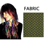 African Ankara Tassel Earrings – Handmade Boho Long Tribal Fabric Jewelry - Free Delivery Worldwide only at Flexi Africa