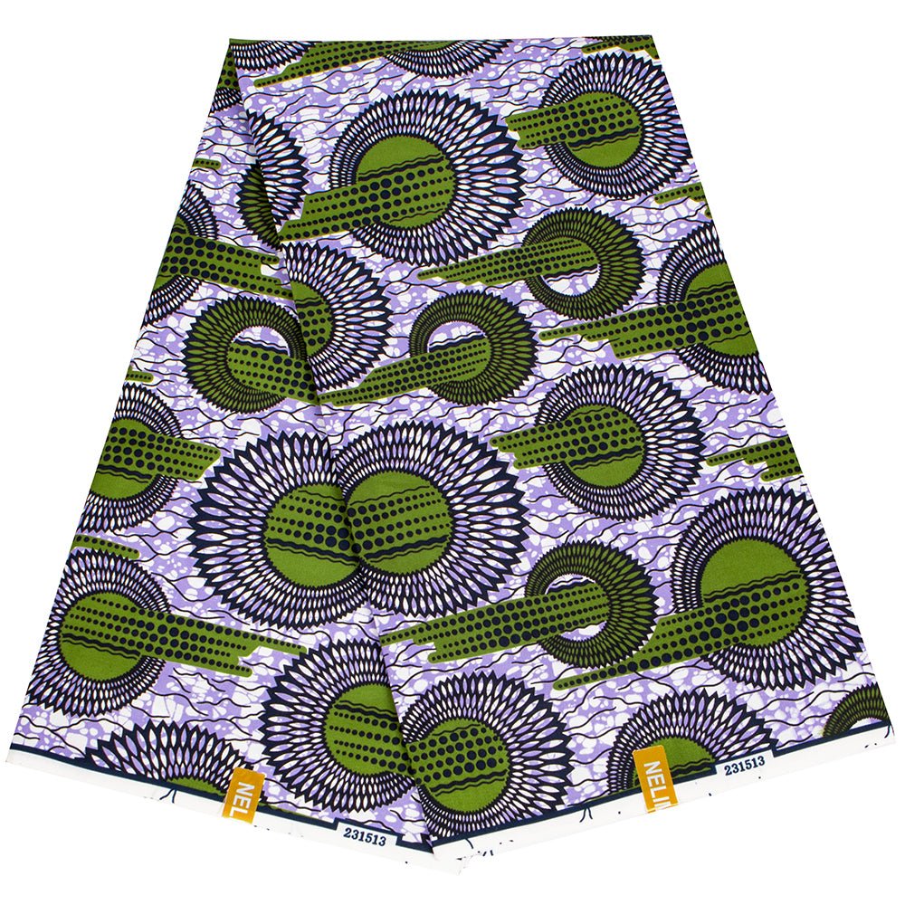 Buy African Ankara Wax Print Fabric – 100% Polyester Block Pattern Material for Sewing for only $4.31 at Flexi Africa!