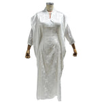 African Attire For Women Abaya Embroidery Plus Size Elegant Party Church Dress - Free Delivery Worldwide only at Flexi Africa