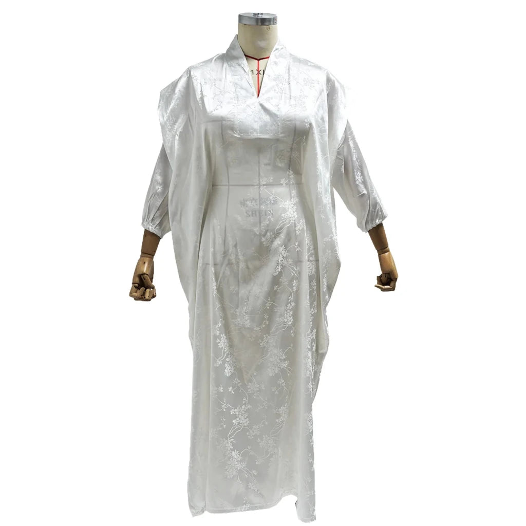 African Attire For Women Abaya Embroidery Plus Size Elegant Party Church Dress - Free Delivery Worldwide only at Flexi Africa