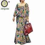 African Bazin Riche Ankara Dashiki Dress for Women – Pure Cotton Wax Batik Print Dress - Free Delivery Worldwide only at Flexi Africa