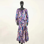African Bazin Riche Ankara Dashiki Dress for Women – Pure Cotton Wax Batik Print Dress - Free Delivery Worldwide only at Flexi Africa