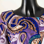 African Bazin Riche Ankara Dashiki Dress for Women – Pure Cotton Wax Batik Print Dress - Free Delivery Worldwide only at Flexi Africa