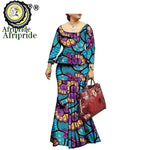 African Bazin Riche Ankara Dashiki Dress for Women – Pure Cotton Wax Batik Print Dress - Free Delivery Worldwide only at Flexi Africa