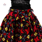 African Bazin Riche Maxi Skirt for Women – Dashiki - Inspired Long Summer Skirt with Belt - Free Delivery Worldwide only at Flexi Africa