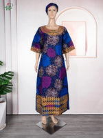 African Bazin Traditional Dress for Women – Premium Embroidered High - Quality Party & Wedding Occasion Gown - Free Delivery Worldwide only at Flexi Africa