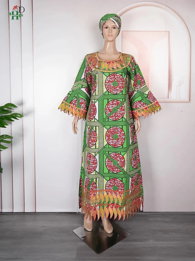 African Bazin Traditional Dress for Women – Premium Embroidered High - Quality Party & Wedding Occasion Gown - Free Delivery Worldwide only at Flexi Africa
