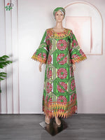 African Bazin Traditional Dress for Women – Premium Embroidered High - Quality Party & Wedding Occasion Gown - Free Delivery Worldwide only at Flexi Africa