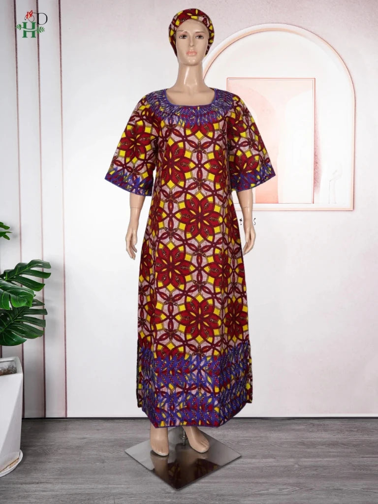 African Bazin Traditional Dress for Women – Premium Embroidered High - Quality Party & Wedding Occasion Gown - Free Delivery Worldwide only at Flexi Africa