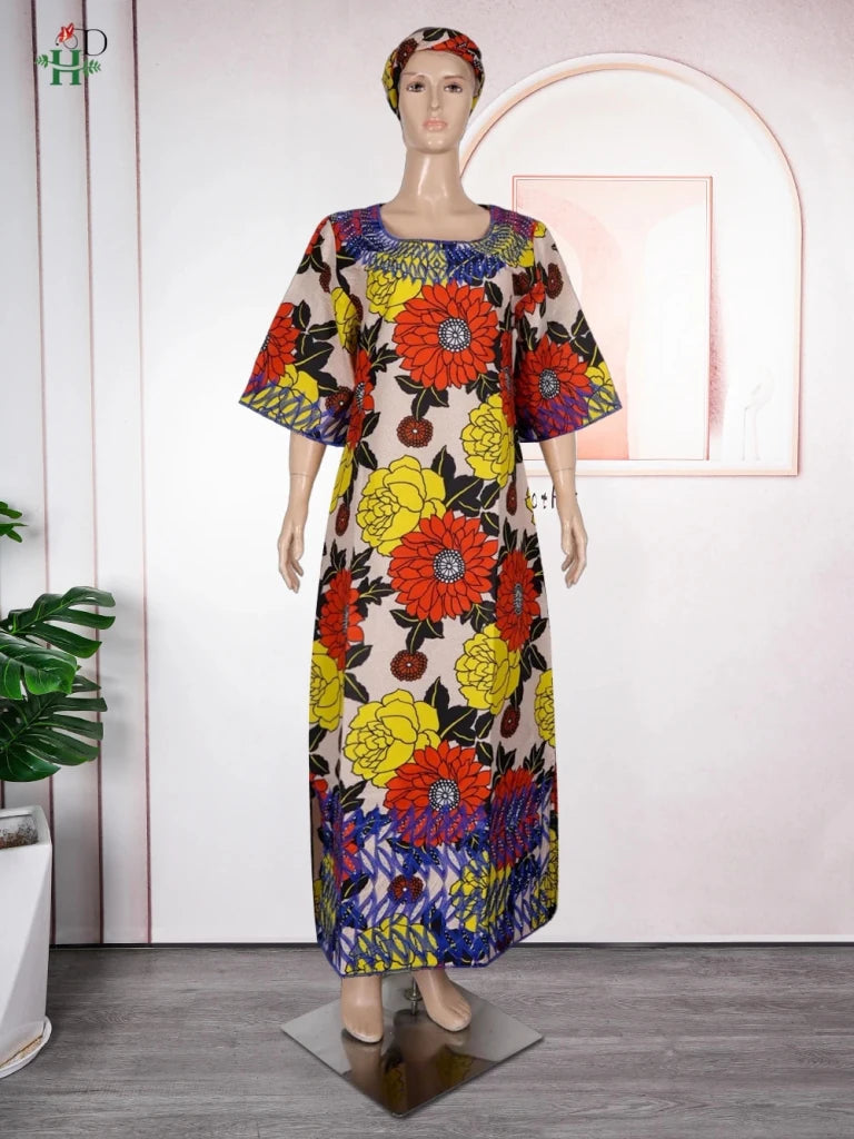 African Bazin Traditional Dress for Women – Premium Embroidered High - Quality Party & Wedding Occasion Gown - Free Delivery Worldwide only at Flexi Africa
