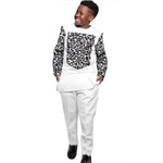 African Boys Ankara Print Top & Pants Set – Dashiki Kids Outfit in Bazin Riche African Style - Free Delivery Worldwide only at Flexi Africa