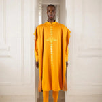 African Clothes for Men Robe Shirts and Pants Set Outfits Attire for Wedding - Free Delivery Worldwide only at Flexi Africa