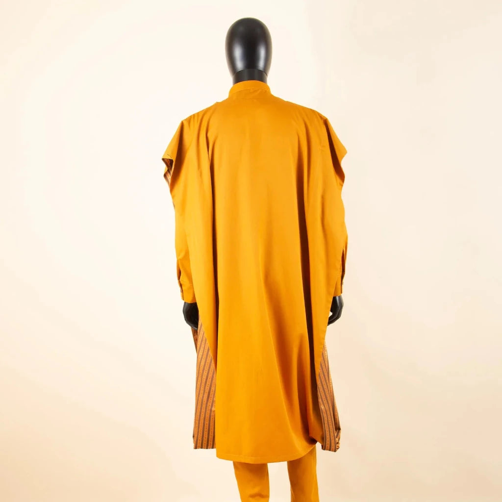 African Clothes for Men Robe Shirts and Pants Set Outfits Attire for Wedding - Free Delivery Worldwide only at Flexi Africa