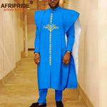 African Clothes for Men Robe Shirts and Pants Set Outfits Attire for Wedding - Free Delivery Worldwide only at Flexi Africa