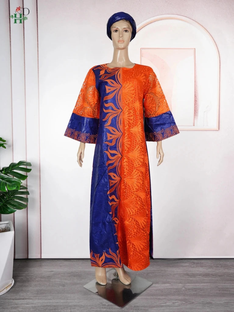 African Clothes Plus Size For Women Elegant Dresses Gown Embroidery Party - Free Delivery Worldwide only at Flexi Africa
