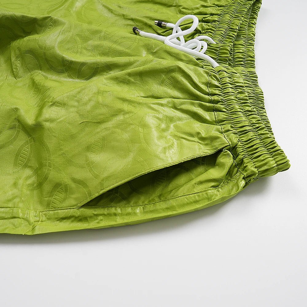 Traditional Agbada Sets 2PCS Green Bazin Riche Shirt Pant Suits Plus Size - Free Delivery Worldwide only at Flexi Africa