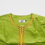 Traditional Agbada Sets 2PCS Green Bazin Riche Shirt Pant Suits Plus Size - Free Delivery Worldwide only at Flexi Africa