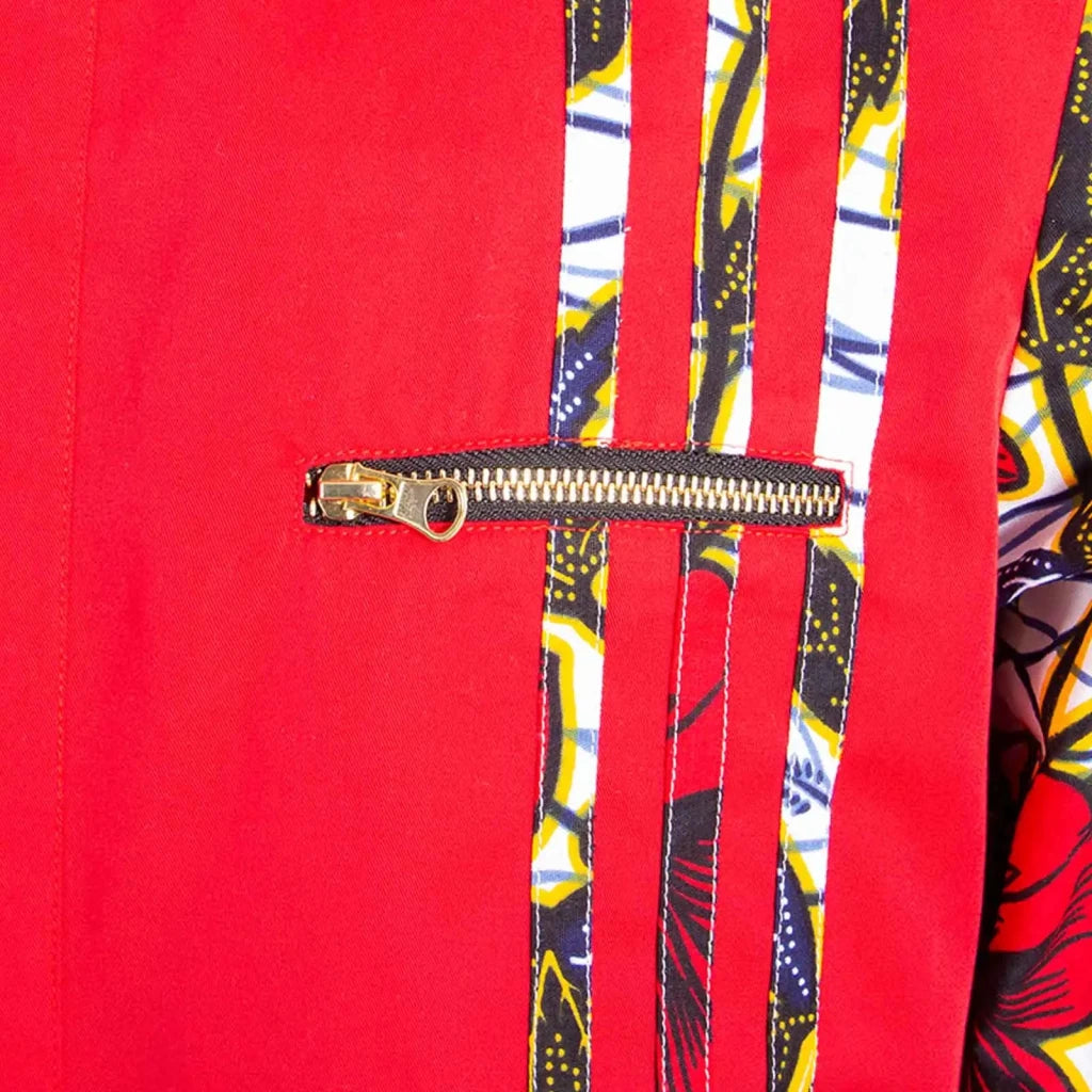 African Couple Matching Dashiki Set – Men’s Shirt & Pants + Women’s Split Dress - Free Delivery Worldwide only at Flexi Africa