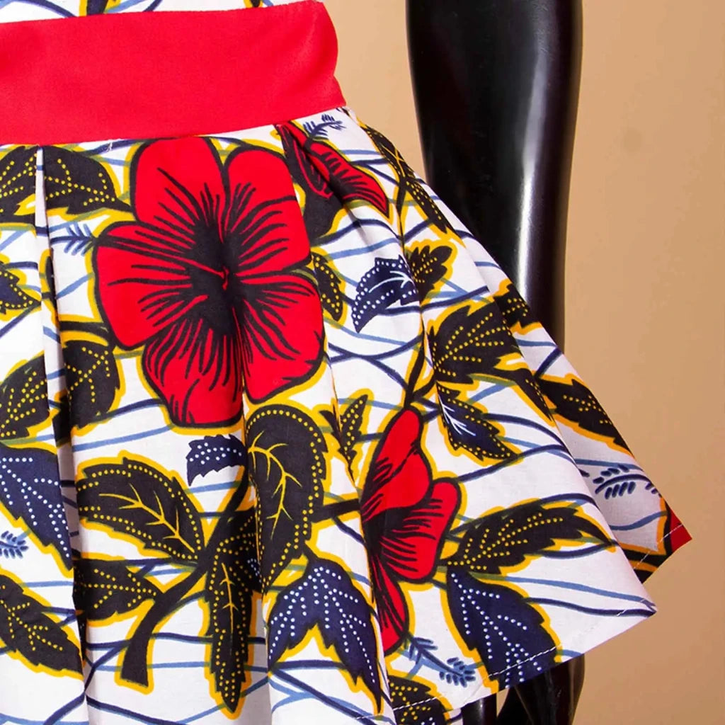 African Couple Matching Dashiki Set – Men’s Shirt & Pants + Women’s Split Dress - Free Delivery Worldwide only at Flexi Africa