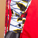 African Couple Matching Dashiki Set – Men’s Shirt & Pants + Women’s Split Dress - Free Delivery Worldwide only at Flexi Africa