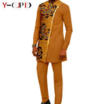 African Couple Matching Dashiki Set – Women’s Dress & Men’s Top & Pants - Free Delivery Worldwide only at Flexi Africa