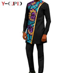 African Couple Matching Dashiki Set – Women’s Dress & Men’s Top & Pants - Free Delivery Worldwide only at Flexi Africa