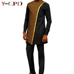 African Couple Matching Dashiki Set – Women’s Dress & Men’s Top & Pants - Free Delivery Worldwide only at Flexi Africa