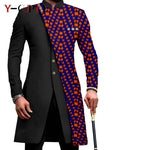African Couple Matching Outfit Set – Dashiki Print Women’s Dress & Men’s Bazin Riche 2PC Suit Set - Free Delivery Worldwide