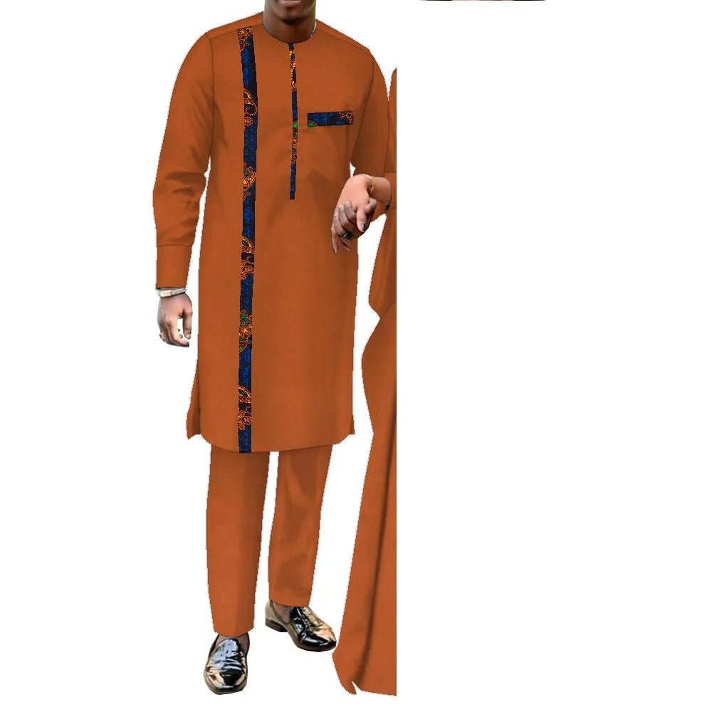 African Couple Matching Outfits – Elegant Women’s Dress & Men’s Dashiki Set - Free Delivery Worldwide only at Flexi Africa