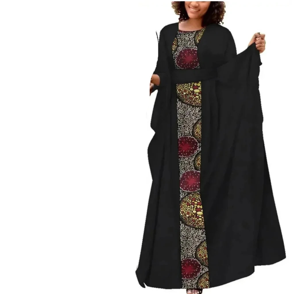African Couple Matching Outfits – Elegant Women’s Dress & Men’s Dashiki Set - Free Delivery Worldwide only at Flexi Africa