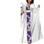 African Couple Matching Outfits – Elegant Women’s Dress & Men’s Dashiki Set - Free Delivery Worldwide only at Flexi Africa
