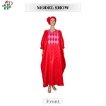 African Couple Red Matching Outfit – Men’s 3PC Agbada Suit & Women’s Boubou Dress - Free Delivery Worldwide only at Flexi Africa