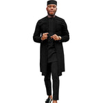 African Couple Set – Women’s Off-Shoulder Mermaid Dress & Men’s 3-Piece Suit - Free Delivery Worldwide only at Flexi Africa