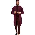 African Couple Set – Women’s Off-Shoulder Mermaid Dress & Men’s 3-Piece Suit - Free Delivery Worldwide only at Flexi Africa