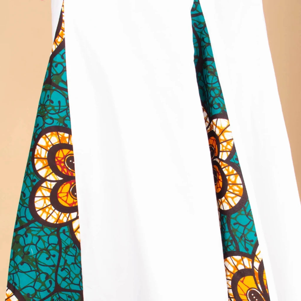 African Couples Matching Outfits – Bazin Riche Mermaid Dress - Free Delivery Worldwide only at Flexi Africa