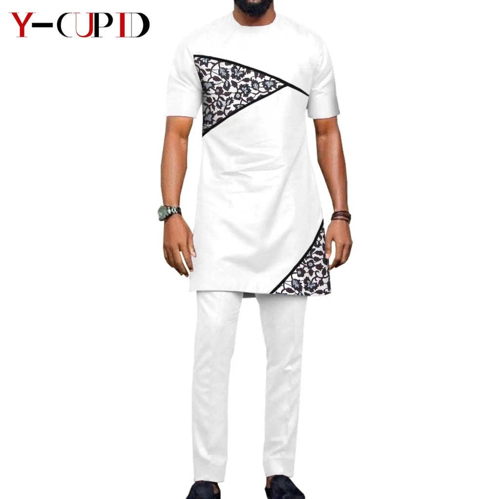 African Dashiki Bazin Riche Long Dress for Women – Slim Tassel Print Matching Couple Party Outfit - Free Delivery Worldwide only at Flexi Africa