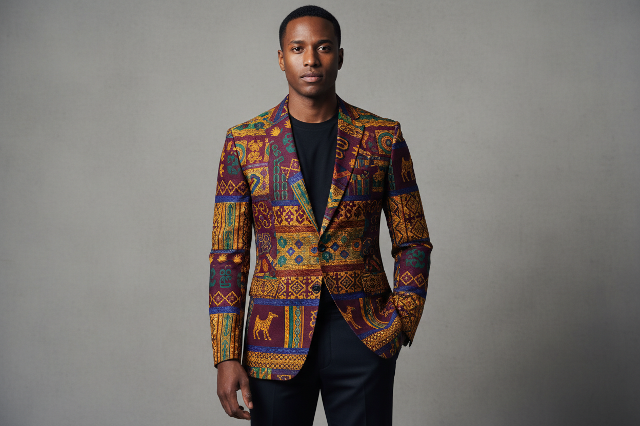 AFRICAN DESIGNED, WITHOUT TEXT