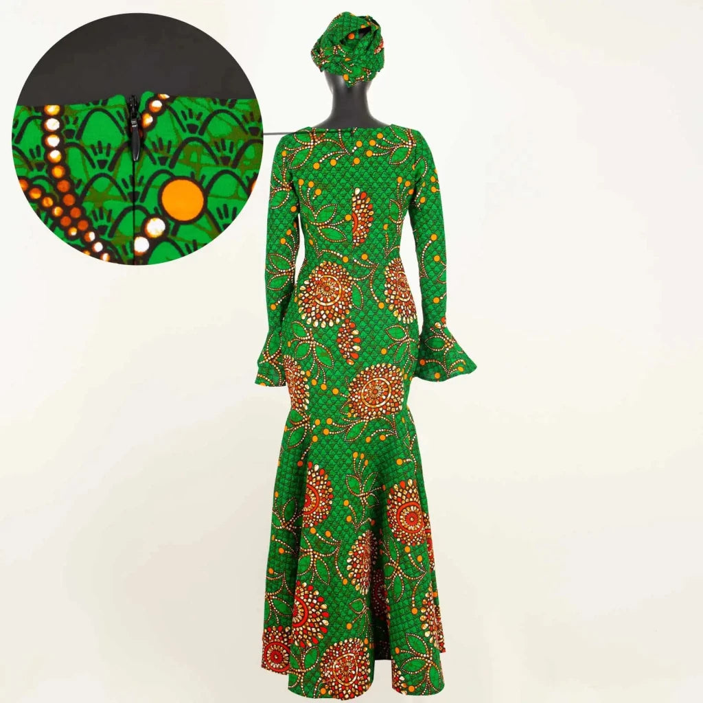 African Dresses for Women – Dashiki Ankara Print Dress - Free Delivery Worldwide only at Flexi Africa
