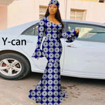 African Dresses for Women – Dashiki Ankara Print Dress - Free Delivery Worldwide only at Flexi Africa