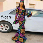 African Dresses for Women – Dashiki Ankara Print Dress - Free Delivery Worldwide only at Flexi Africa
