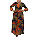 African Dresses for Women – Dashiki Elegant Long Party Dress (Plus Size) - Free Delivery Worldwide only at Flexi Africa